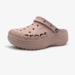کراکس زنانه مدل بایا پلتفرم Crocs Baya Platform Clog BarelyPink - تصویر 2