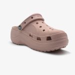 کراکس زنانه مدل بایا پلتفرم Crocs Baya Platform Clog BarelyPink - تصویر 3