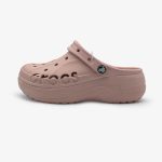 کراکس زنانه مدل بایا پلتفرم Crocs Baya Platform Clog BarelyPink
