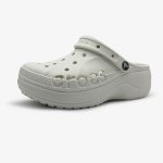 کراکس زنانه مدل بایا پلتفرم Crocs Baya Platform Clog White - تصویر 2